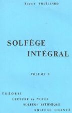 Solfege integral volume d'occasion  France