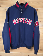 Boston Red Sox Jacket Men XL Majestic Authentic Therma Base Full Zip Blue for sale  Shipping to South Africa