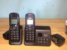 EMERSON EM6120 Digital CORDLESS PHONE Dual Handset ANSWERING SYSTEM TESTED, used for sale  Shipping to South Africa