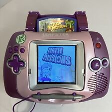 Leap Frog Leapster Learning Game System Pink & Purple Case Tested for sale  Shipping to South Africa