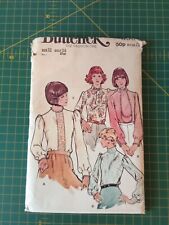 3998 High Neck Modest Blouse Puff Sleeve Sz 12 Uncut Butterick Sewing Pattern for sale  Shipping to South Africa