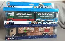 Corgi Eddie Stobart Drop Bar Truck & Corgi Christmas Super Hauler diecast models for sale  NORWICH