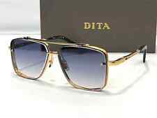 Dita Mach-Six DTS121 62-01 Gold Metal Aviator Sunglasses Dark Grey Gradient Lens for sale  Shipping to South Africa