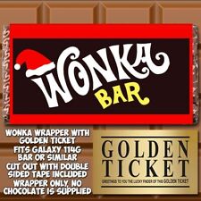 Wonka chocolate bar for sale  Shipping to Ireland