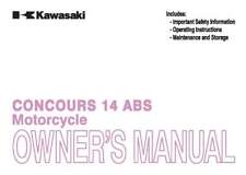 Kawasaki owners manual for sale  Lexington