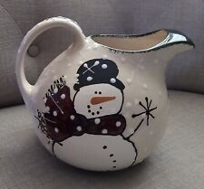 snowman decorative pitcher for sale  San Diego
