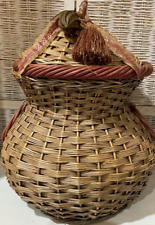 Vtg large wicker for sale  WEDNESBURY