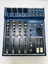 Samson MDR6 6 Channel Mixer Tested Works Power Cable Not Included for sale  Shipping to South Africa