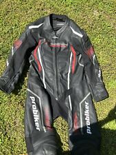 Motorcycle 1 piece Leather Suit Probiker  Size 3xl for sale  Shipping to South Africa