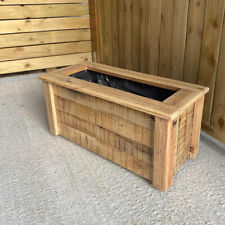Rustic wooden planter for sale  CHESSINGTON