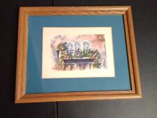 Vintage signed watercolor for sale  Manchester