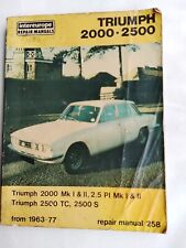 Triumph 2000 2500 for sale  COVENTRY