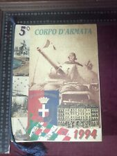 CALENDARIO COMANDO 5° CORPO D'ARMATA 1994 RARITÀ segunda mano  Embacar hacia Argentina