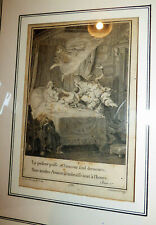 Ancienne gravure xviii d'occasion  Marigny