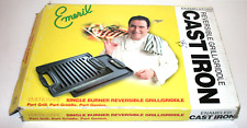 ALL Clad Emeril's Cast Iron Enameled Single Burner Reversible Grill/Griddle for sale  Shipping to South Africa