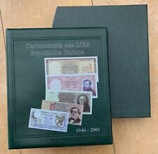 MASTERPHIL Album / Raccoglitore e Custodia + Fogli Banconote  LIRE Cartamoneta usato  Barletta