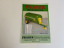 Fraser agricultural muck for sale  KENDAL