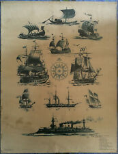 Plan affiche marine d'occasion  Le Havre-