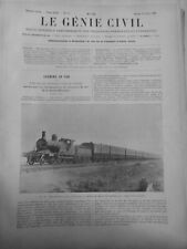 1904 Gc Tren Extranjero Coches Ferrocarril Grande Bretaña 1 Journal Ancien segunda mano  Embacar hacia Argentina