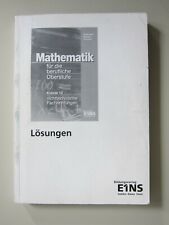 Lösungsbuch mathematik berufl gebraucht kaufen  München