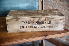 Vintage king explosives for sale  Decatur