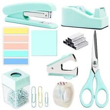 Teal office supplies for sale  Severn