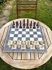 Wooden chess set for sale  Shipping to Ireland