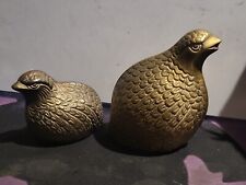 Vintage brass quail for sale  San Jose