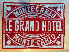 Grand hotel monte for sale  Edmonds