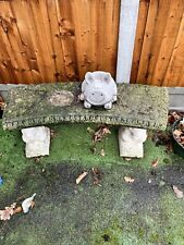 Stone concrete seat for sale  LEIGH-ON-SEA