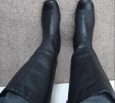 Black leather knee for sale  BARRY