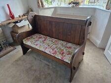 Oak settle bench for sale  MATLOCK