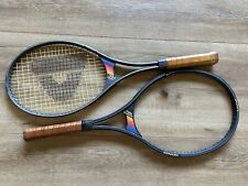Lote de raqueta de tenis de grafito vintage Donnay Mid 525 y 750 de gran tamaño segunda mano  Embacar hacia Argentina