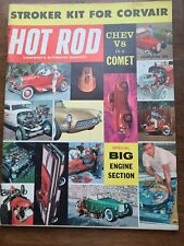 VINTATGE Hot Rod Magazine August 1960 Stroker Kit Corvair Chev V8 in Comet for sale  Shipping to South Africa