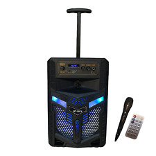 Brukt, Crate Acoustic Speaker Amplified 500 watt Bluetooth trolley Karaoke Microphone til salgs  Frakt til Norway