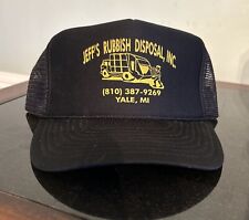 Gorra vintage sombrero de eliminación de basura camión de béisbol camionero SnapBack Michigan segunda mano  Embacar hacia Argentina