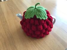 Handmade knitted raspberry for sale  EXETER