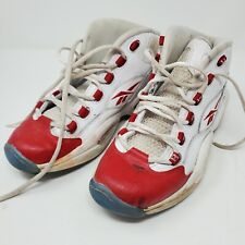 Tenis de baloncesto vintage Reebok Question Mid Allen Iverson rojas para hombre 6,5 segunda mano  Embacar hacia Argentina