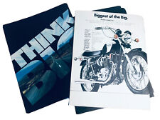 1971 Motorcycle Ads Triumph modelos originales de calle o sendero lote de 2 segunda mano  Embacar hacia Argentina