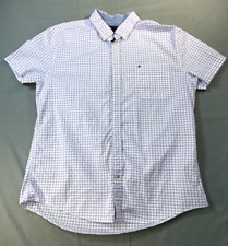 Usado, Camisa masculina manga curta xadrez roxa XXL Tommy Hilfiger comprar usado  Enviando para Brazil