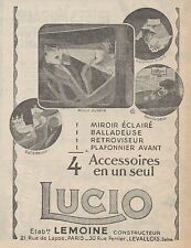 Z9136 Etab. LEMOINE - LUCIO -  Pubblicità d'epoca - 1929 Old advertising usato  Villafranca Piemonte