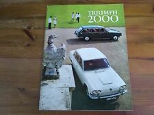 Mk1 triumph 2000 for sale  UK
