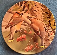 Cedar waxwing plate for sale  Altavista