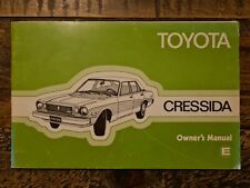 Toyota cressida book for sale  Ireland