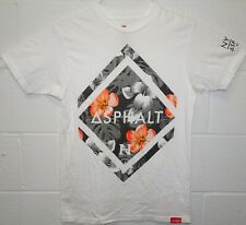 Asphalt Yacht Club Skateboarding Floral Print T Shirt Small White EUC for sale  Shipping to South Africa