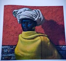 RARE Original Large Vintage 1969 Vladimir Tretchikoff Print SWAZI GIRL Retro for sale  Shipping to South Africa