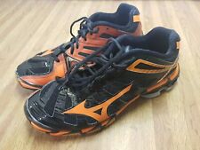 Zapatos de gimnasio Mizuno para mujer Wave Lightning RX3 negros naranjas talla 9 segunda mano  Embacar hacia Mexico