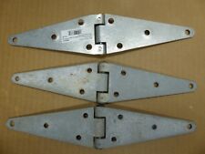 (3) 6 Inch Heavy Duty Strap Galvanized Metal gate hinge for sale  Shipping to South Africa