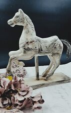 Cavallino decorativo legno usato  Solza