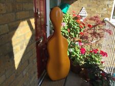 Cello case. yellow. for sale  CAMBRIDGE